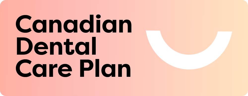 Canadian Dental Care Plan logo with smile icon.